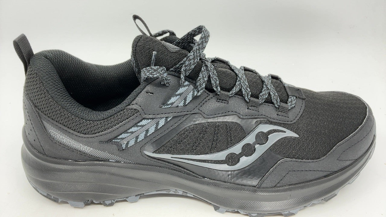 Saucony Men's Excursion Tr17 Sneaker, Black/Black/Black, 11.5