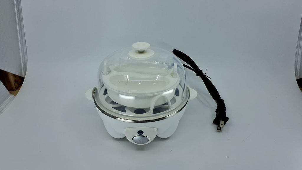 7-Egg Electric Cooker, Elite Gourmet EGC-007, Auto Shut-Off, White