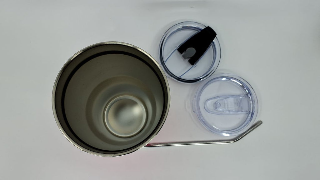 30oz Stainless Steel Tumbler w/ Handle, Cherry Blossom, Insulated Cup