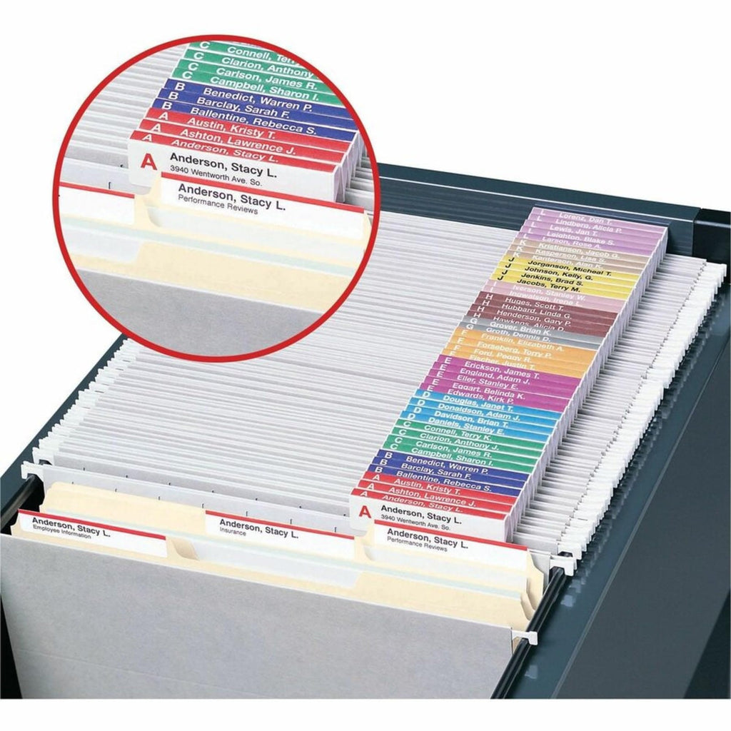 Viewables Color Labeling System Refill 3.5in x 1.25in White 160 Labels
