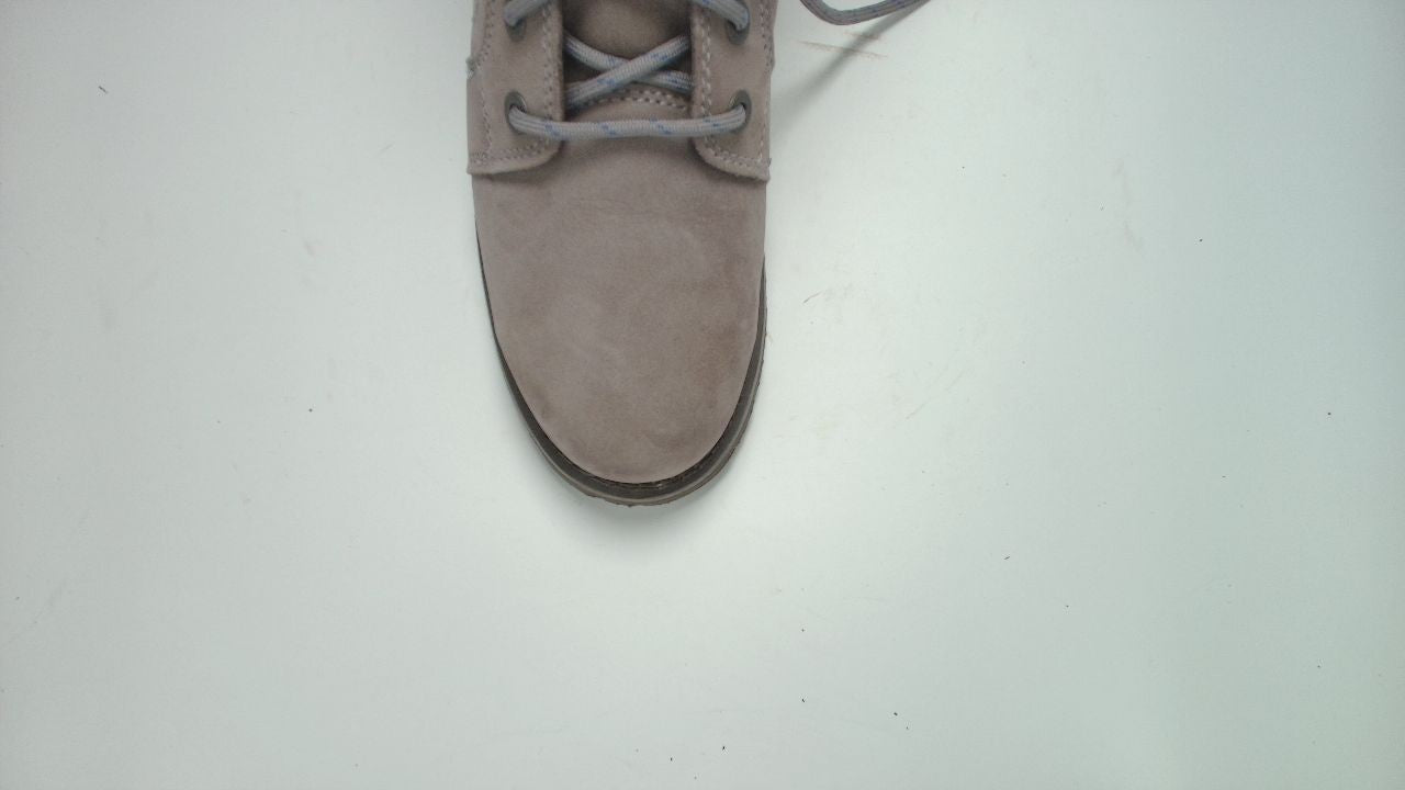 Cat Footwear Women's Echo Waterproof Steel Toe Work Boot, Frost Grey, 9W