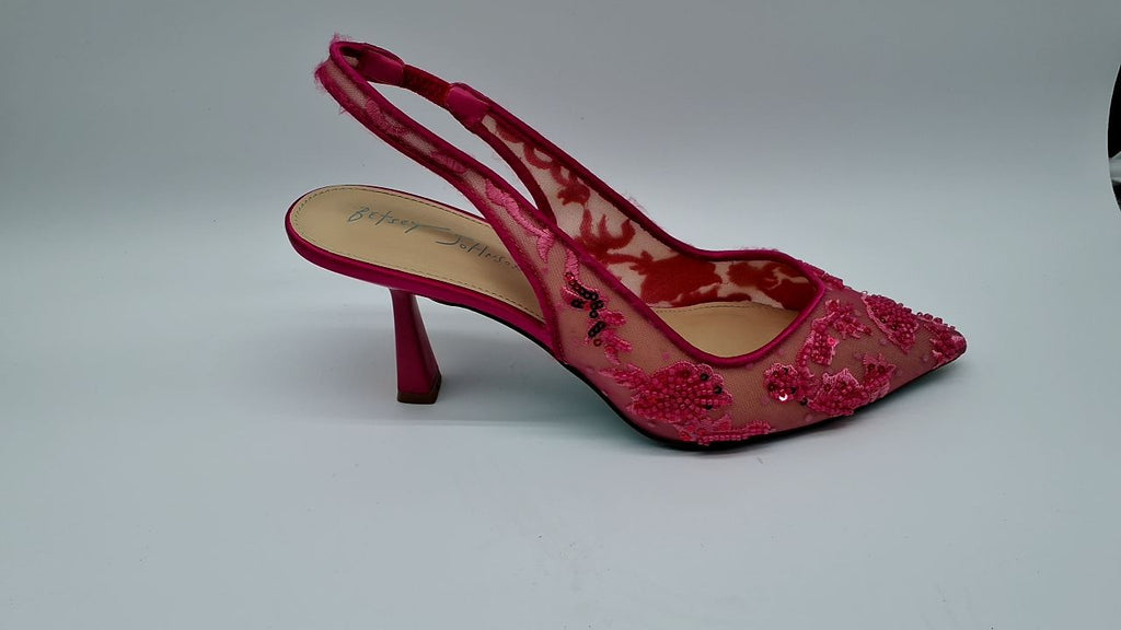 Betsey Johnson Women's Nikki Pump, Fuchsia, 8