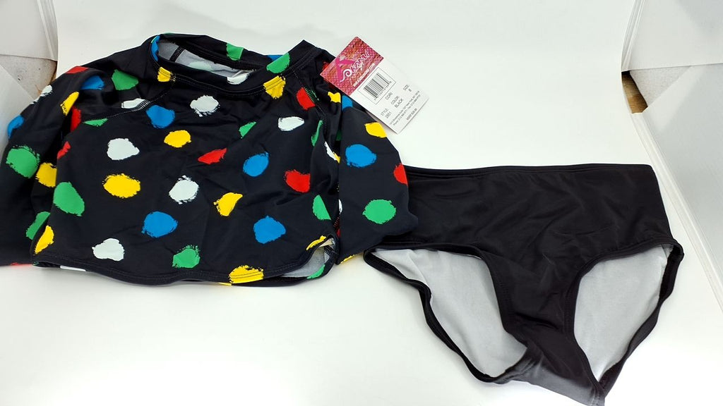 Cori Long Sleeve Rashguard Two Piece Swim Set