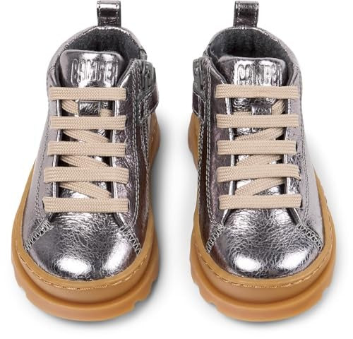 Camper Kids Baby Modern Ankle Boot, Dark Gray, 8 US Unisex Infant