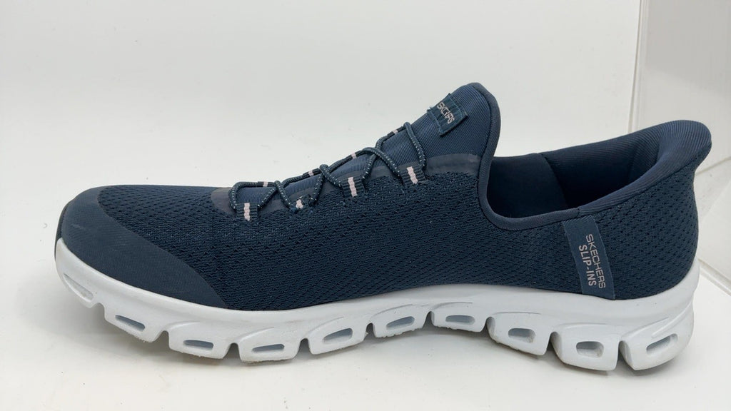 Skechers Sport Women's Glide-Step-Pursuit Hands Free Slip-INS Sneaker, NVY, 10