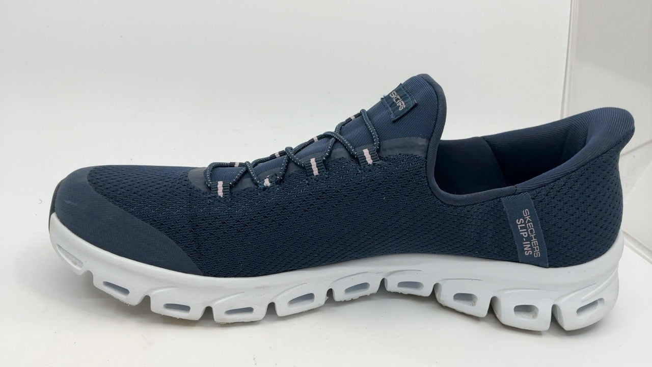 Skechers Sport Women's Glide-Step-Pursuit Hands Free Slip-INS Sneaker, NVY, 10