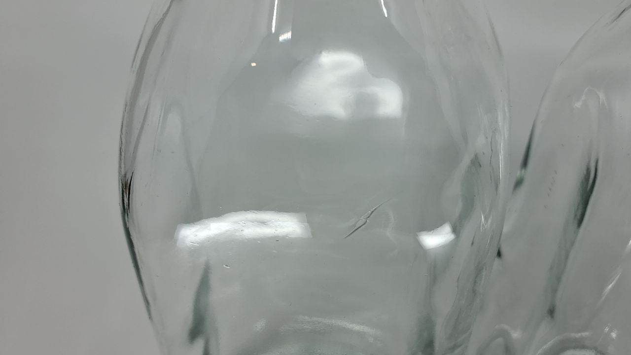 32 Oz Glass Milk Bottles, 3 Pack w/ Lids & Pourer, Leakproof, BPA-Free