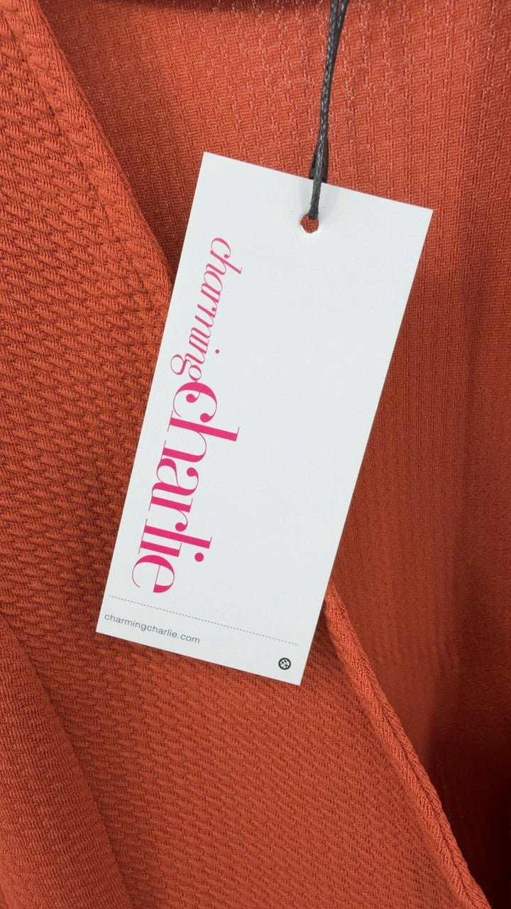 One Button Long Sleeve Blazer