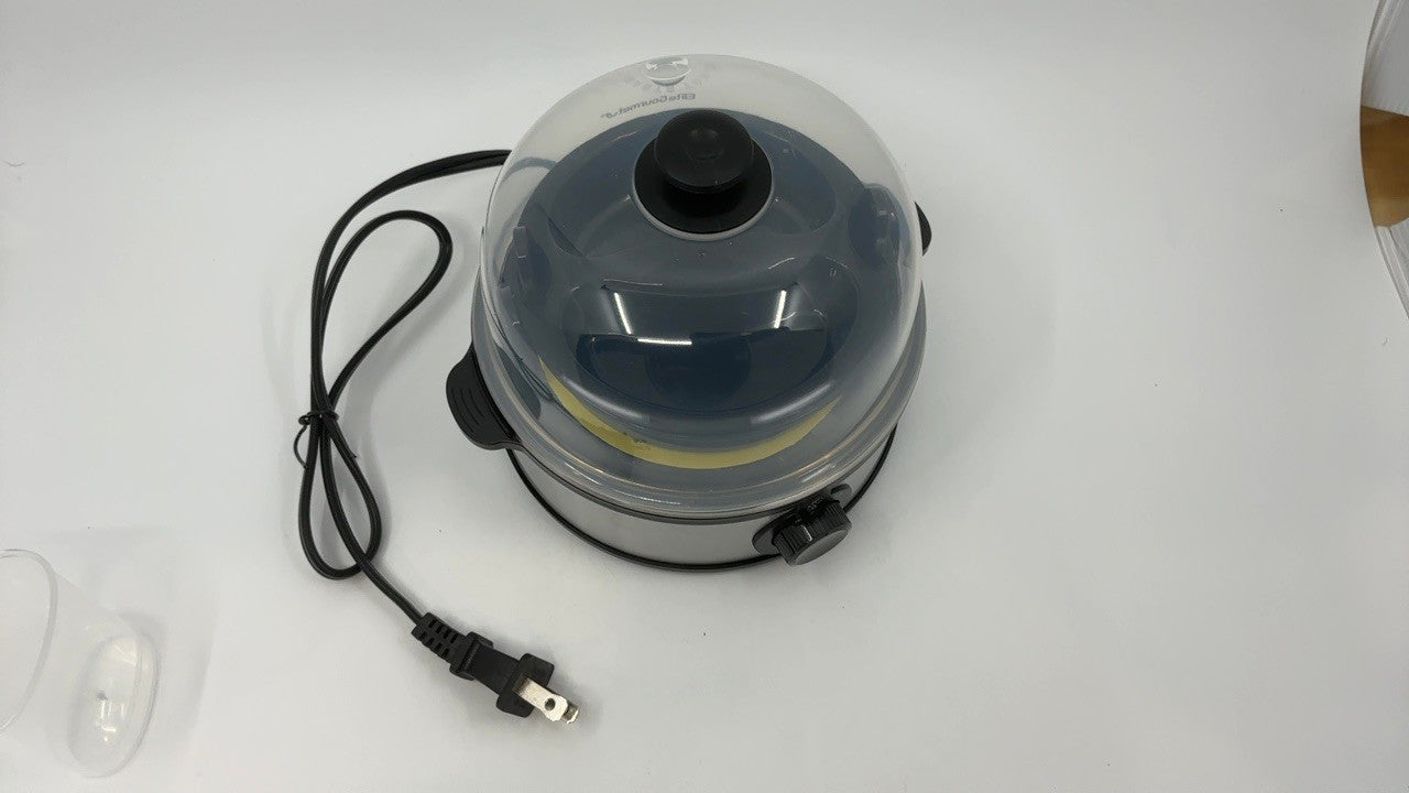 Electric Egg Cooker, 7 Egg Capacity, Stainless Steel, Auto Shut-Off