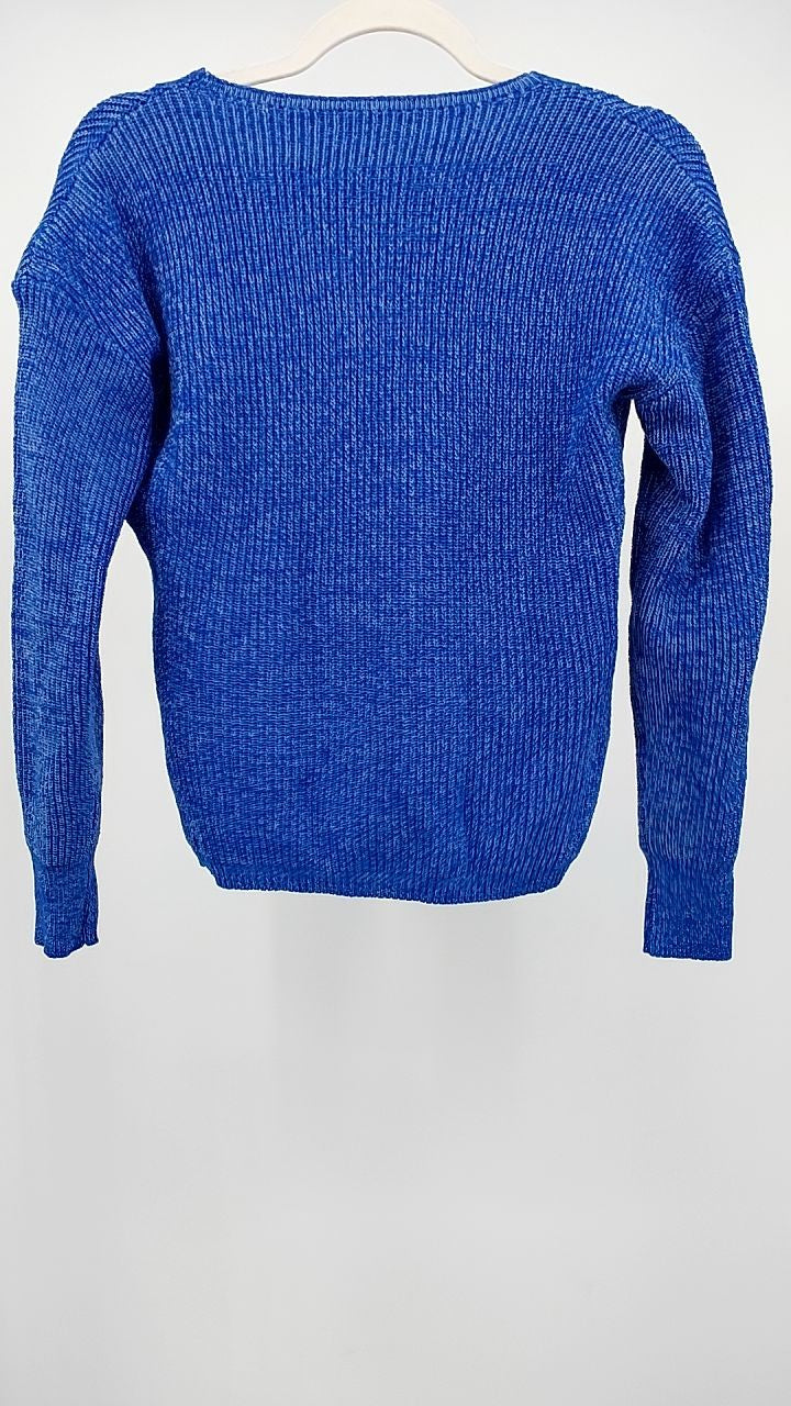 Surplice Long Sleeve Knit Top
