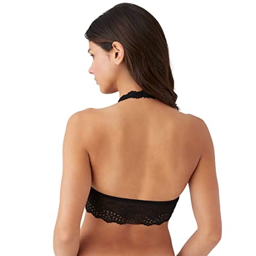 Women's Night Eyelet Halter Bralette, Large by b.tempt'd