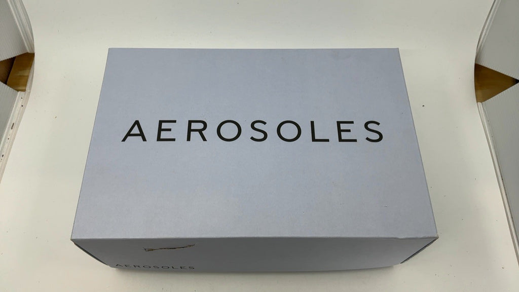 Aerosoles Women's NURI Slingback Wedge Heeled Sandal, Black Fabric, 8.5M