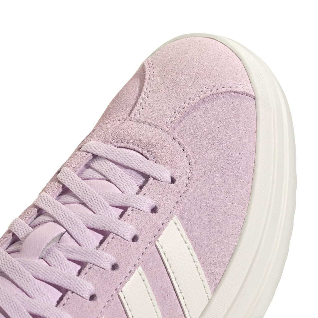 adidas Women's VL Court Bold, Clear Pink/White/Black, 6.5