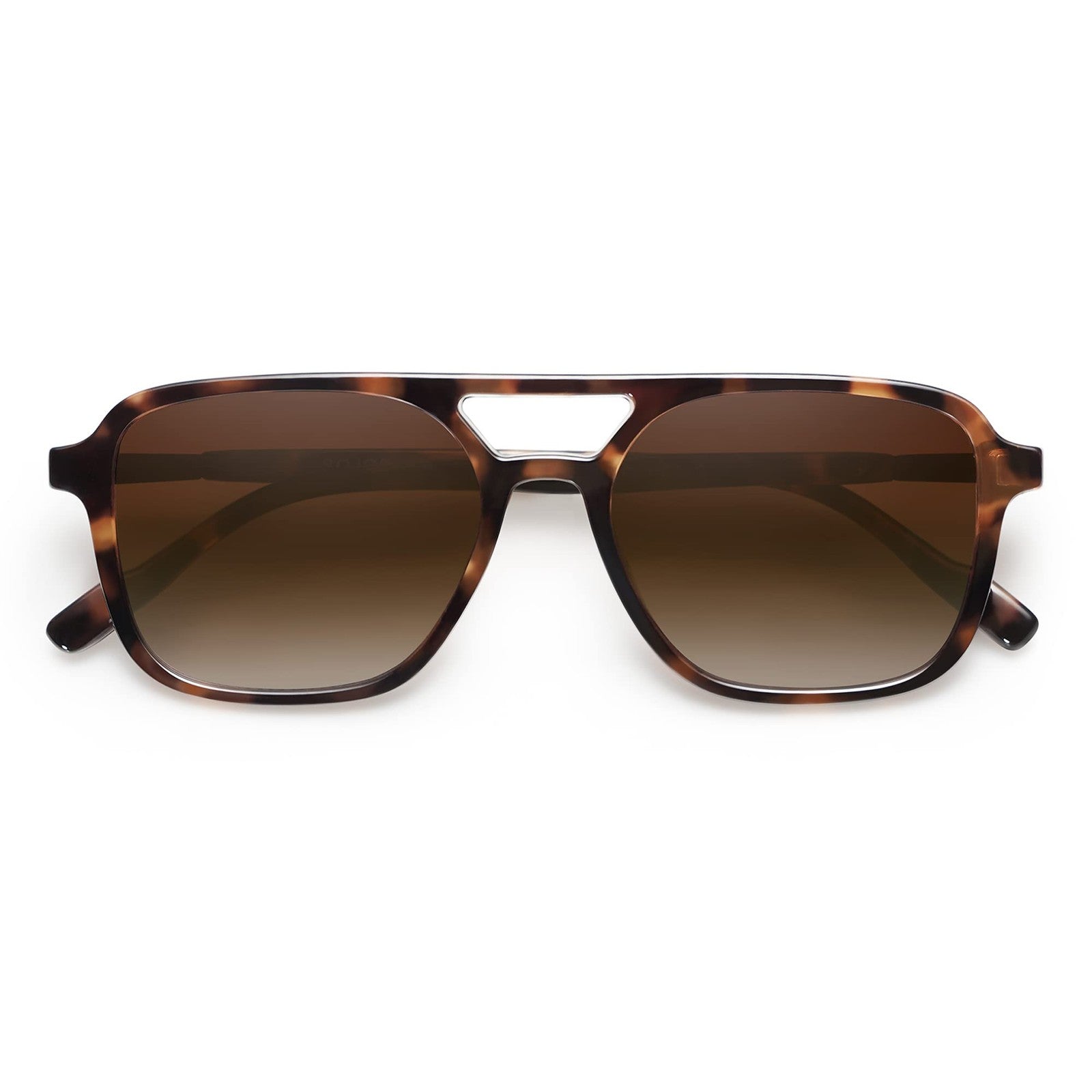 SOJOS SJ2202 Retro Aviator Sunglasses Tortoise Frame UV400 Protection