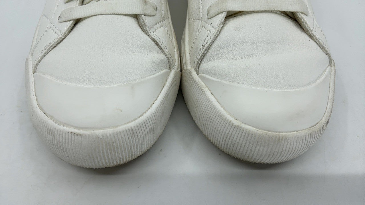 Dr. Scholl's Womens Time Off Sneaker White Smooth 5 M