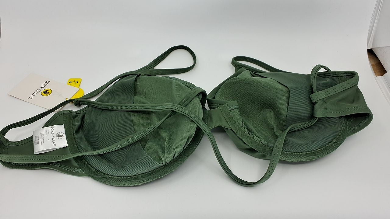 Body Glove Women's Bikini Top F Cup - Adjustable Underwire, Cactus