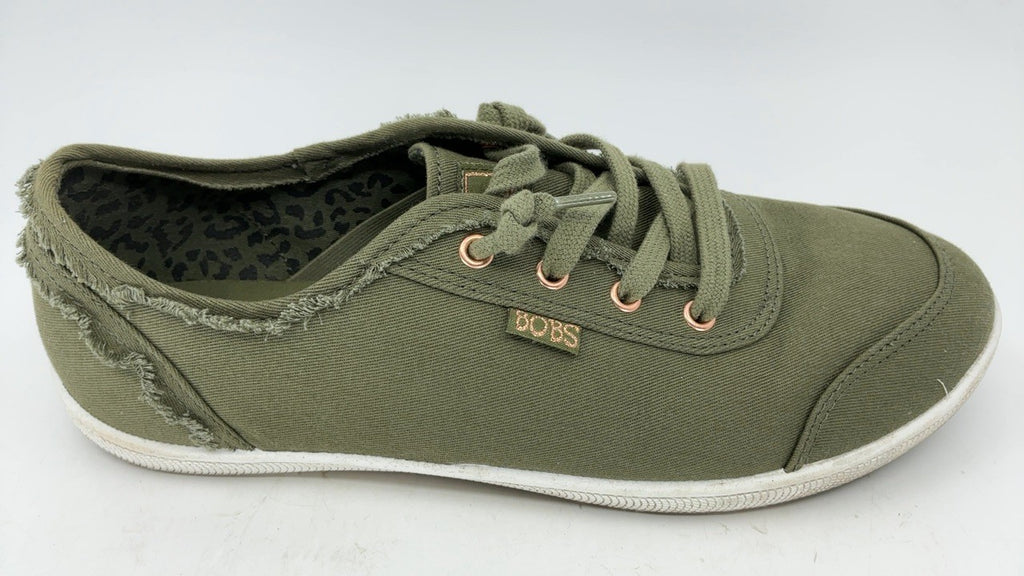 Skechers BOBS B Cute Sneakers, Olive, 9.5, Casual, Machine Washable