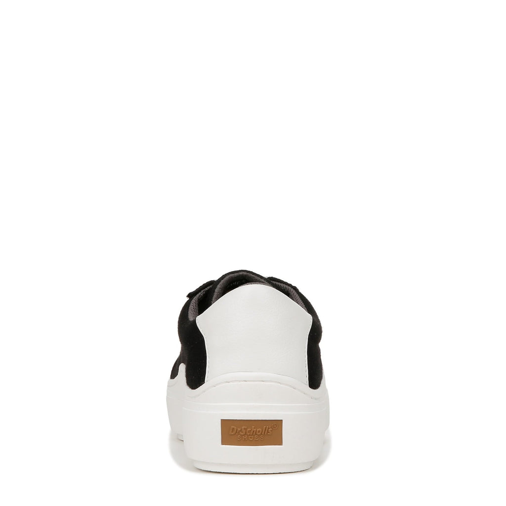 Dr. Scholl's Womens Time Off Sneaker Black Canvas 6.5 M