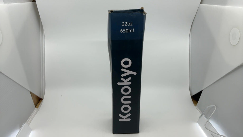 22oz Stainless Steel Insulated Water Bottle w/ 3 Lids, Turquoise