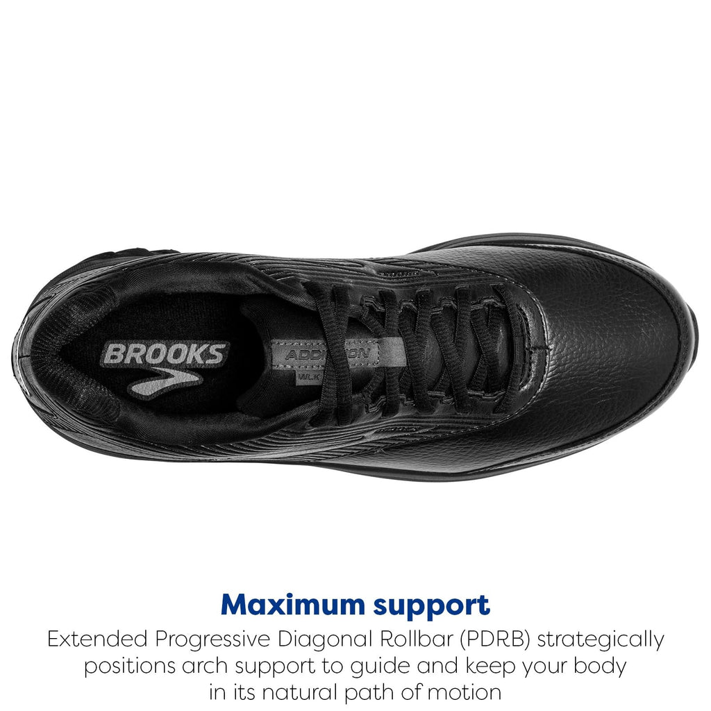 Brooks Women's Addiction Walker 2 Walking Shoe - Black/Black - 8 Medium