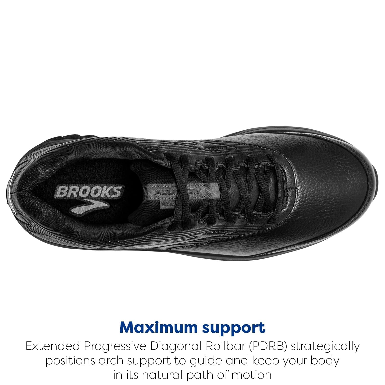 Brooks Women's Addiction Walker 2 Walking Shoe - Black/Black - 8 Medium
