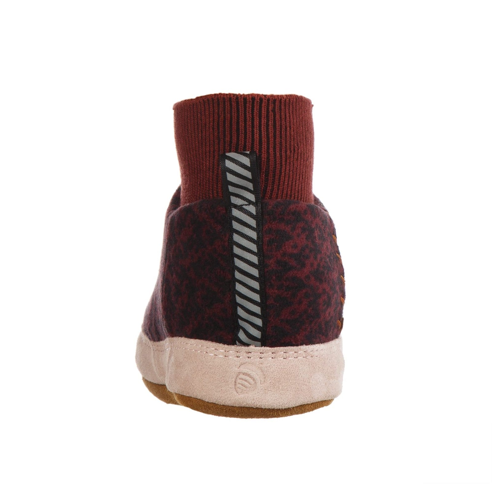 Acorn Unisex Polar Pair Ankle Fleece Slipper Sock, Garnet, 5.5-7 US Women