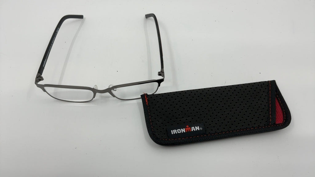IRONMAN Men's Endeavor Square Reading Glasses, Black, 54 mm + 2.5