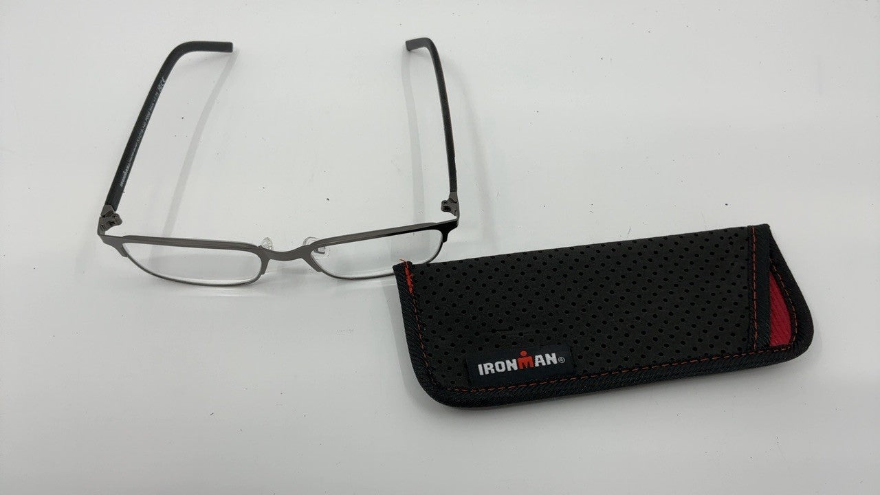 IRONMAN Men's Endeavor Square Reading Glasses, Black, 54 mm + 2.5