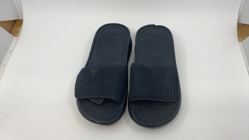 Vionic Unisex Rejuvenate Sandal, Navy Blue Synthetic Nubuck, 7 US Men