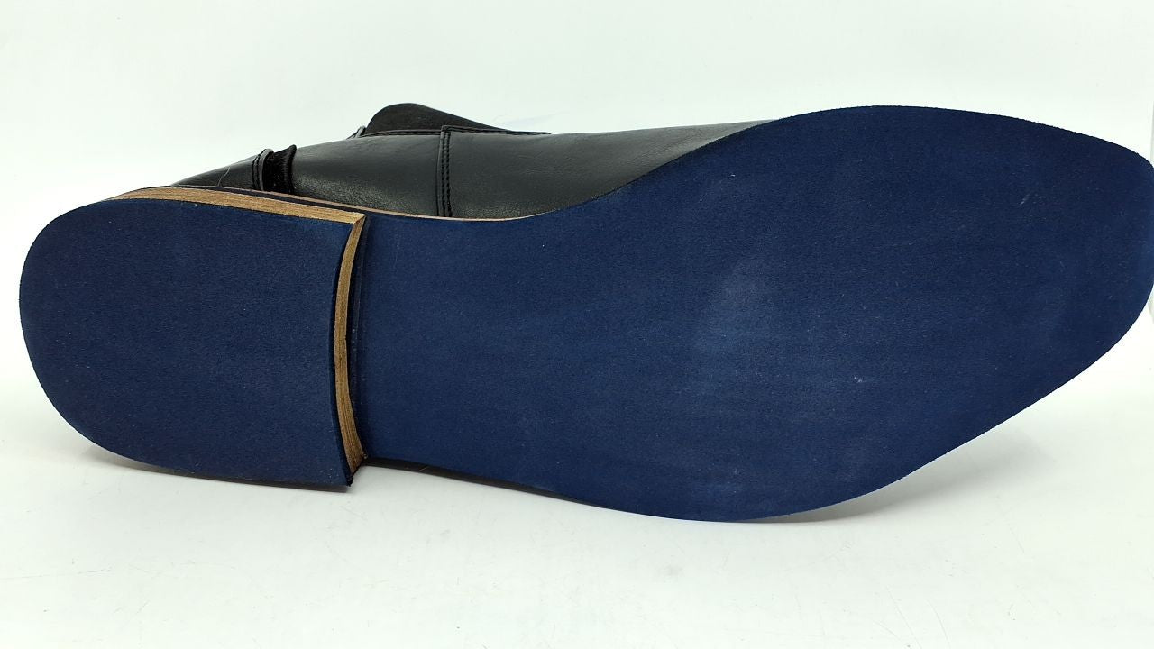 Deer Stags Men's Argos Dress Comfort Chelsea Boot, Black/Blue, 15 M US