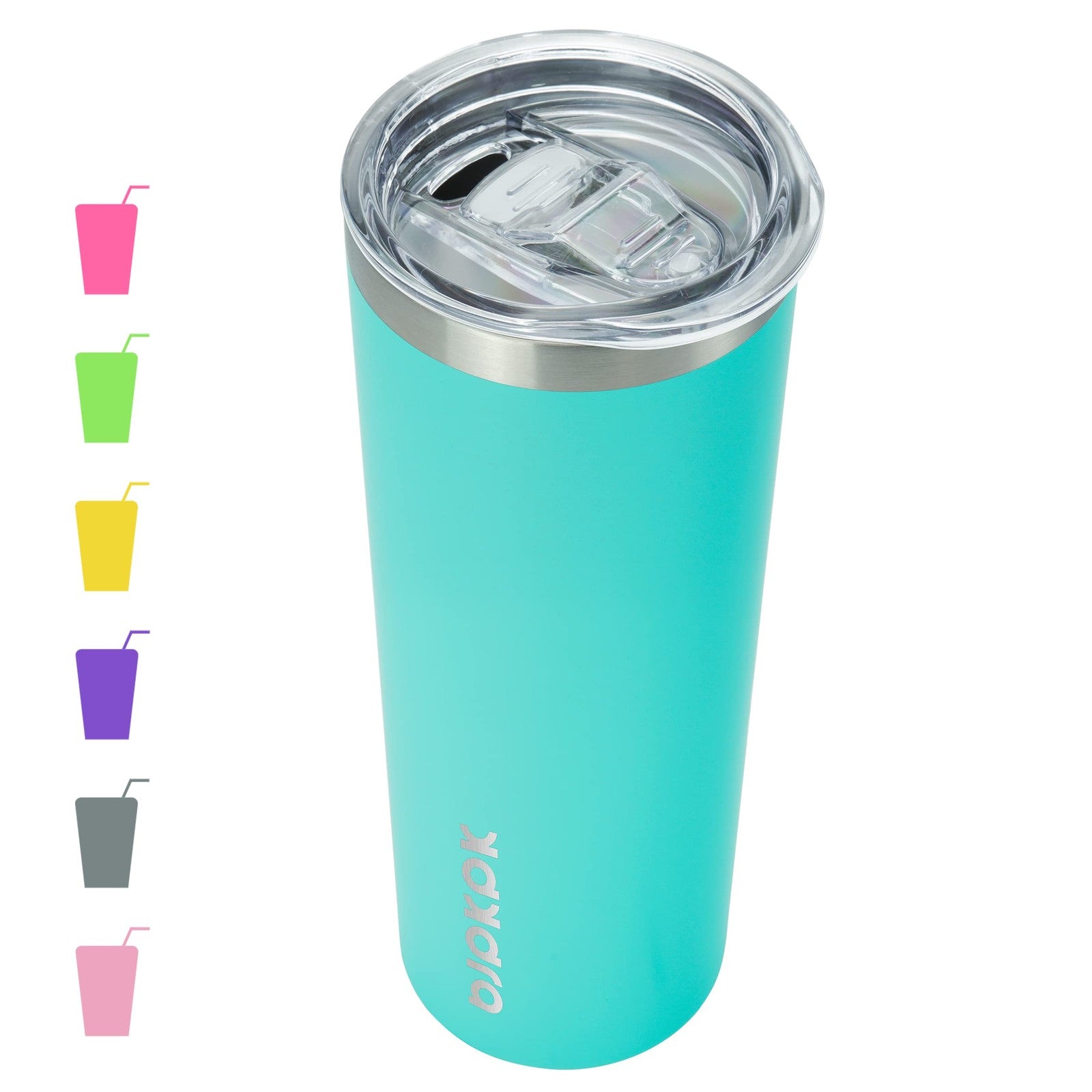 Turquoise 20oz Skinny Stainless Steel Coffee Tumbler - Vacuum Insulated