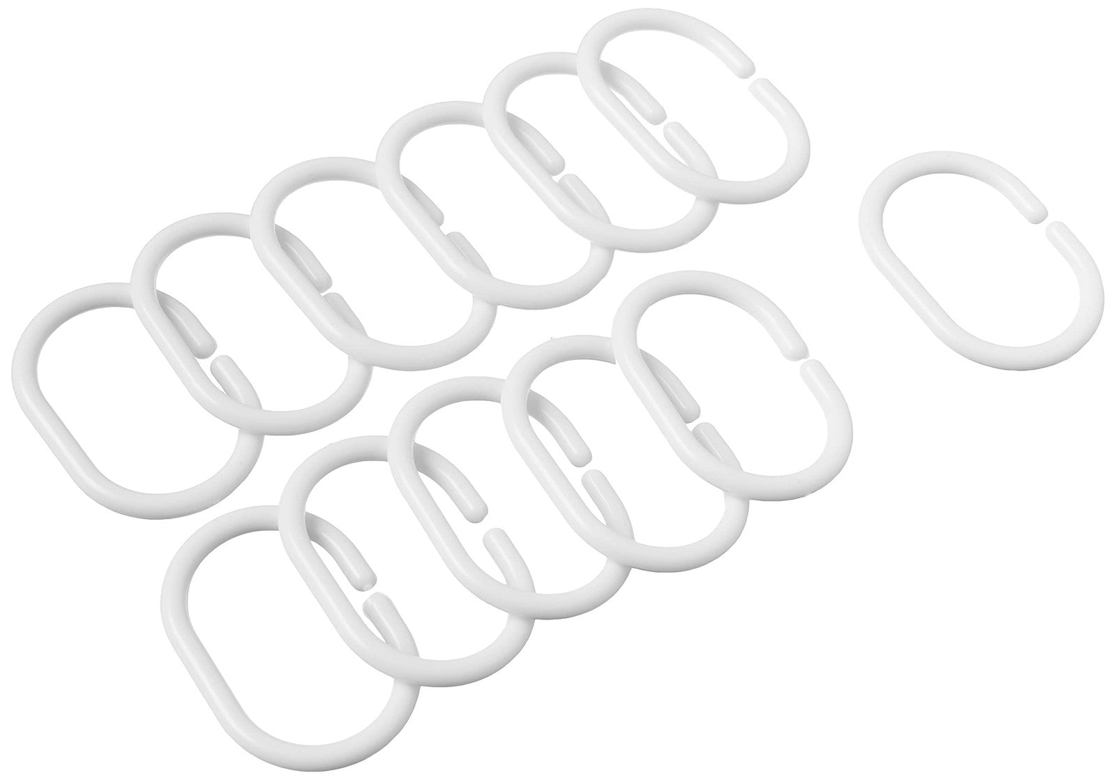 Clear 72x72 in PEVA Shower Curtain Liner w/ Metal Grommets