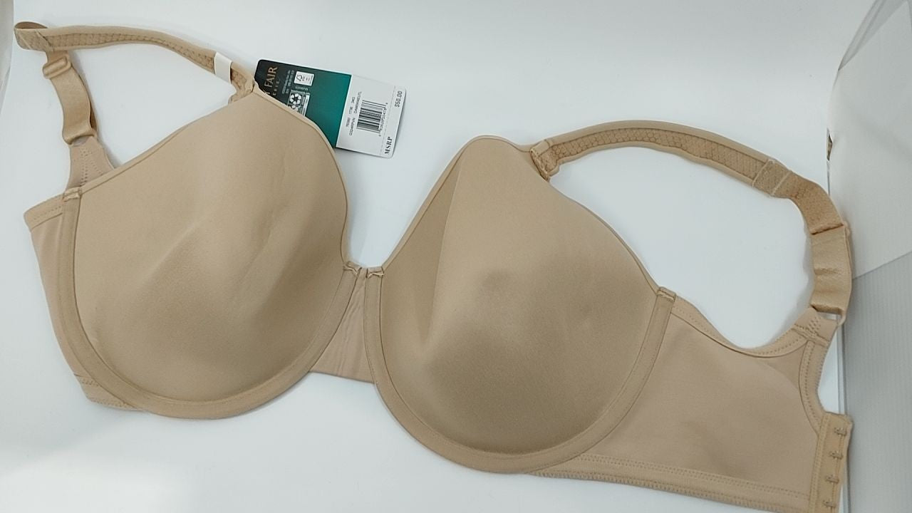 Beauty Back Smoothing Bra 34G Beige, Underwire, 4-Way Stretch Fabric