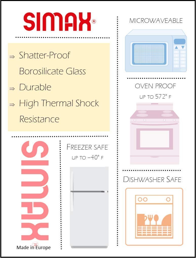 Round heatproof dish with lid 2,1L