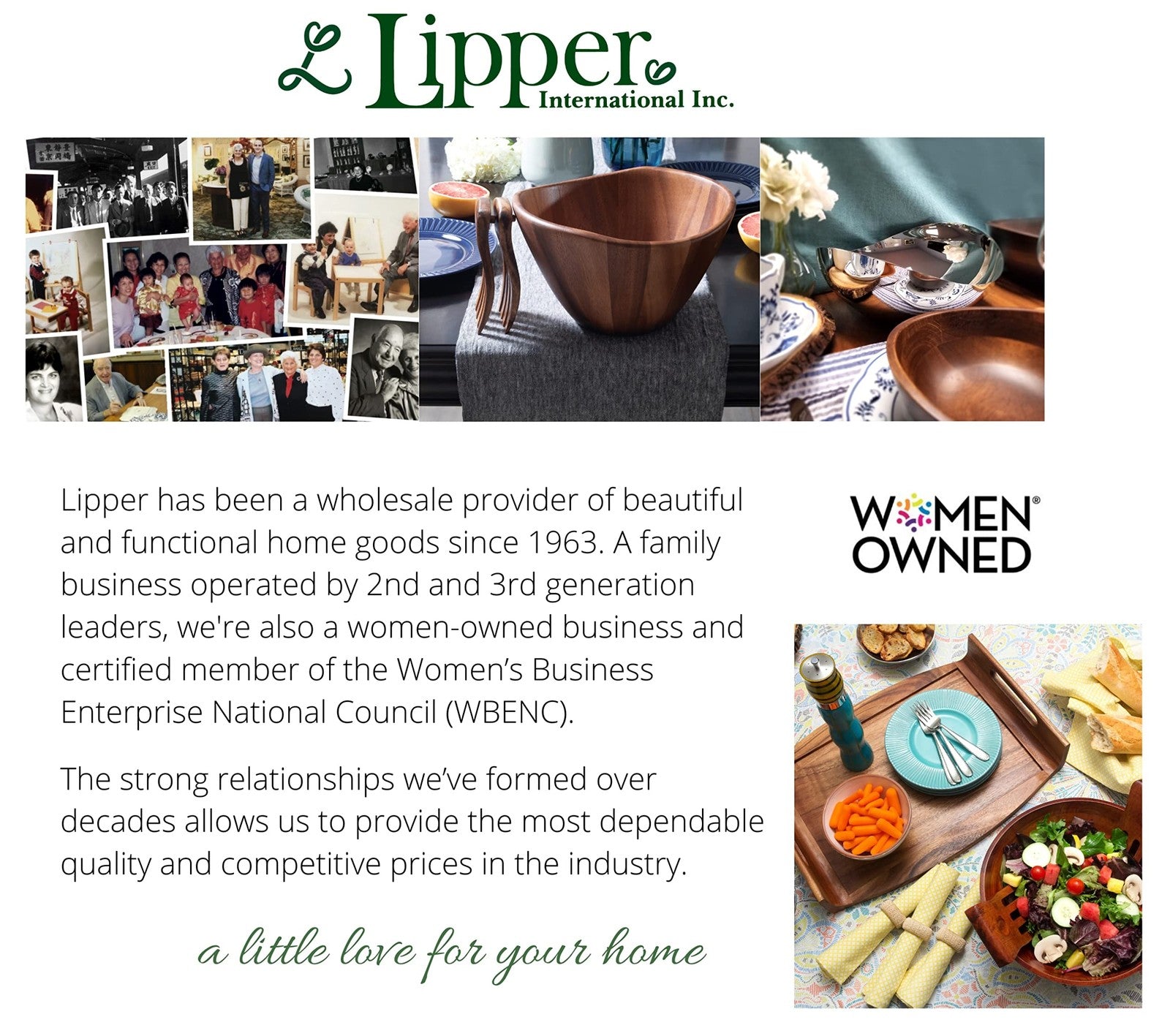 Lipper International 1302 Acacia Wood 2-Tier 10" Kitchen Turntable