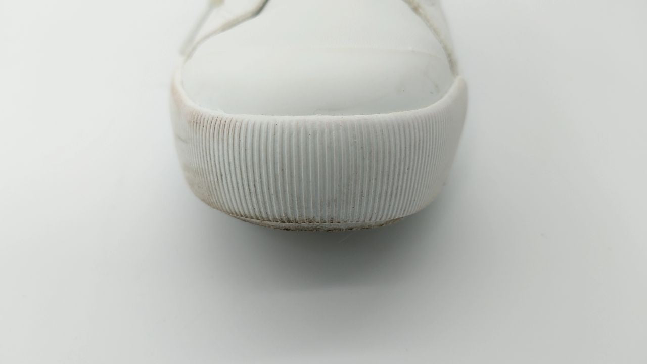 Dr. Scholl's Women's Time Off Platform Sneakers, White Smooth, Size 6.5