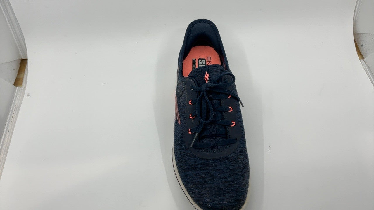 Go Walk 5 Relaxed Fit Slip-in Golf Shoe Navy/Pink, 9.5