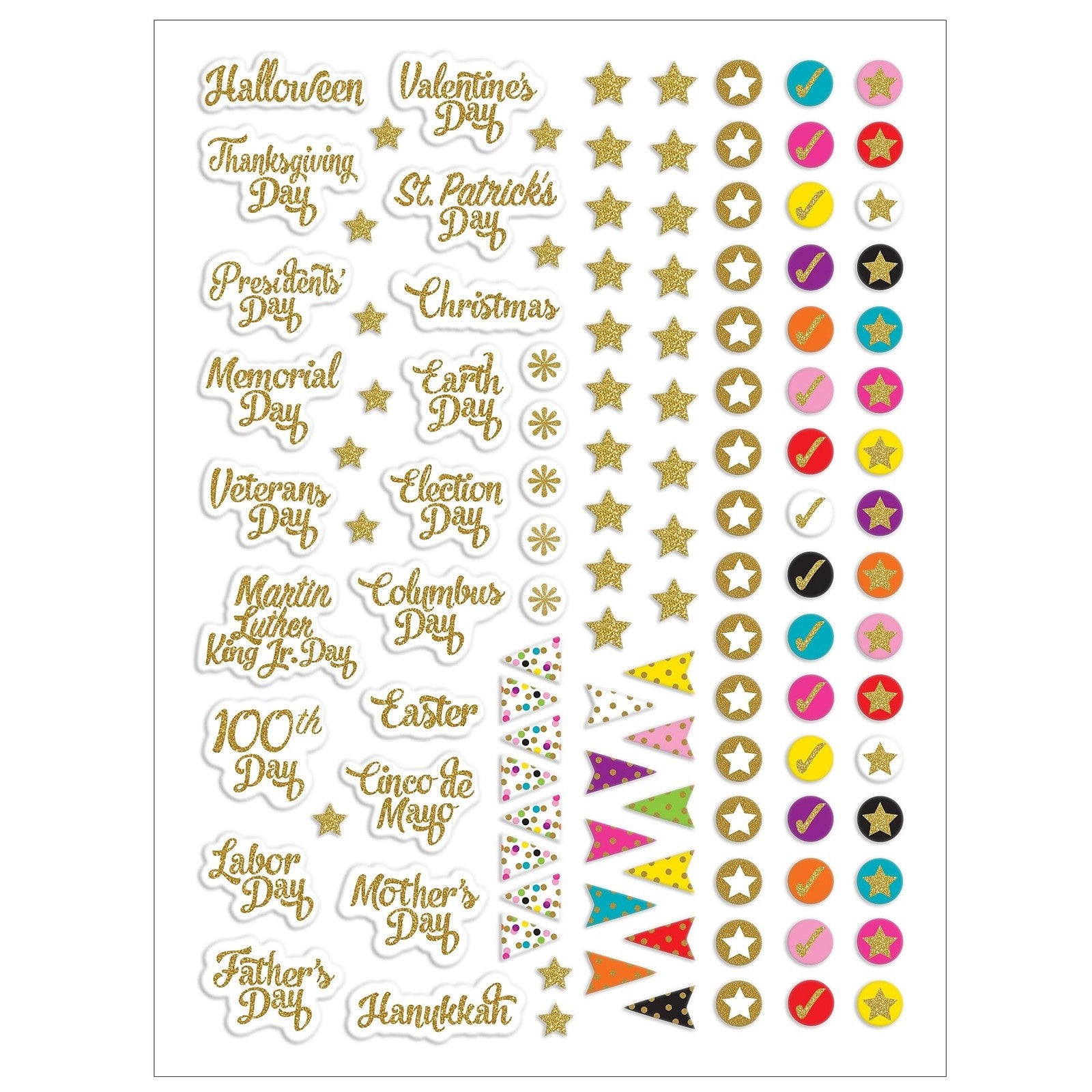 Spiral-Bound Lesson Planner 2152, 112 Pages, Multi w/Stickers