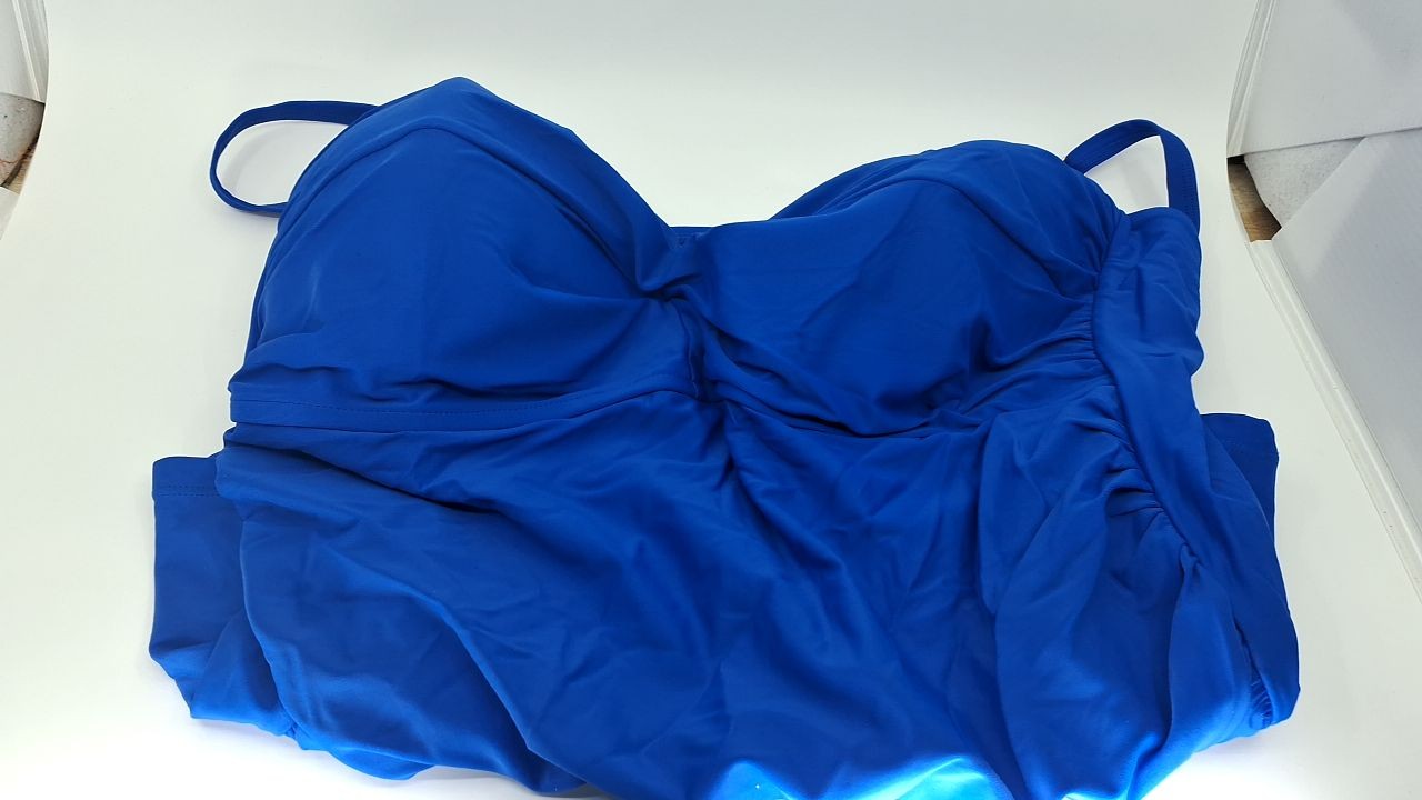 Ocean Blues Women's 3X-Large Royal Blue Tankini Top w/ Tummy Control