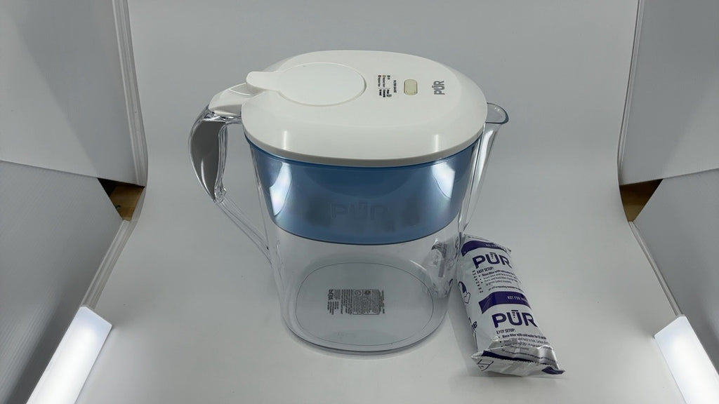 11-Cup PUR Water Pitcher, Powerful Filtration, White, Dishwasher Safe