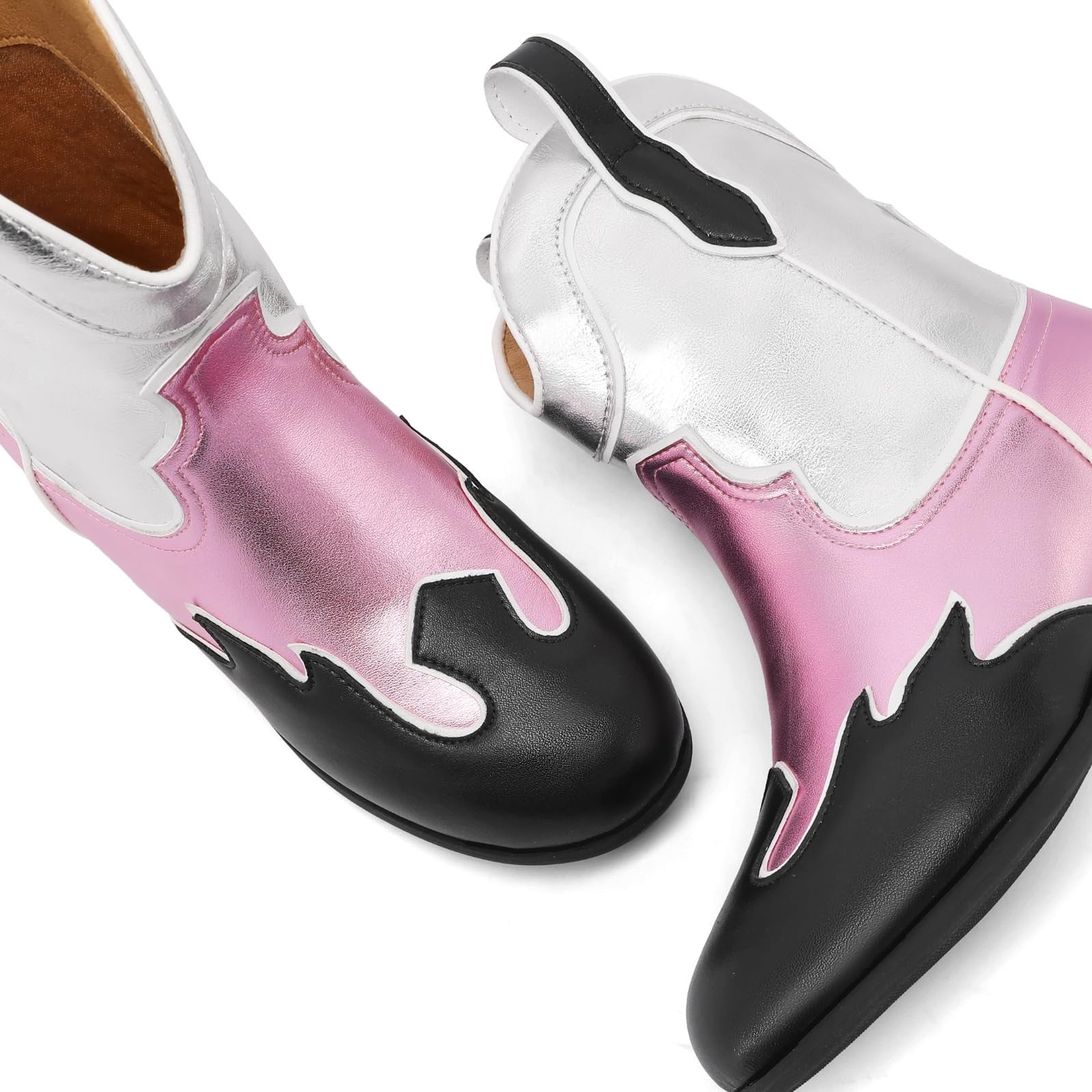 Cowgirl Ankle Boots Pink Toddler 11 Pull-On Western Style