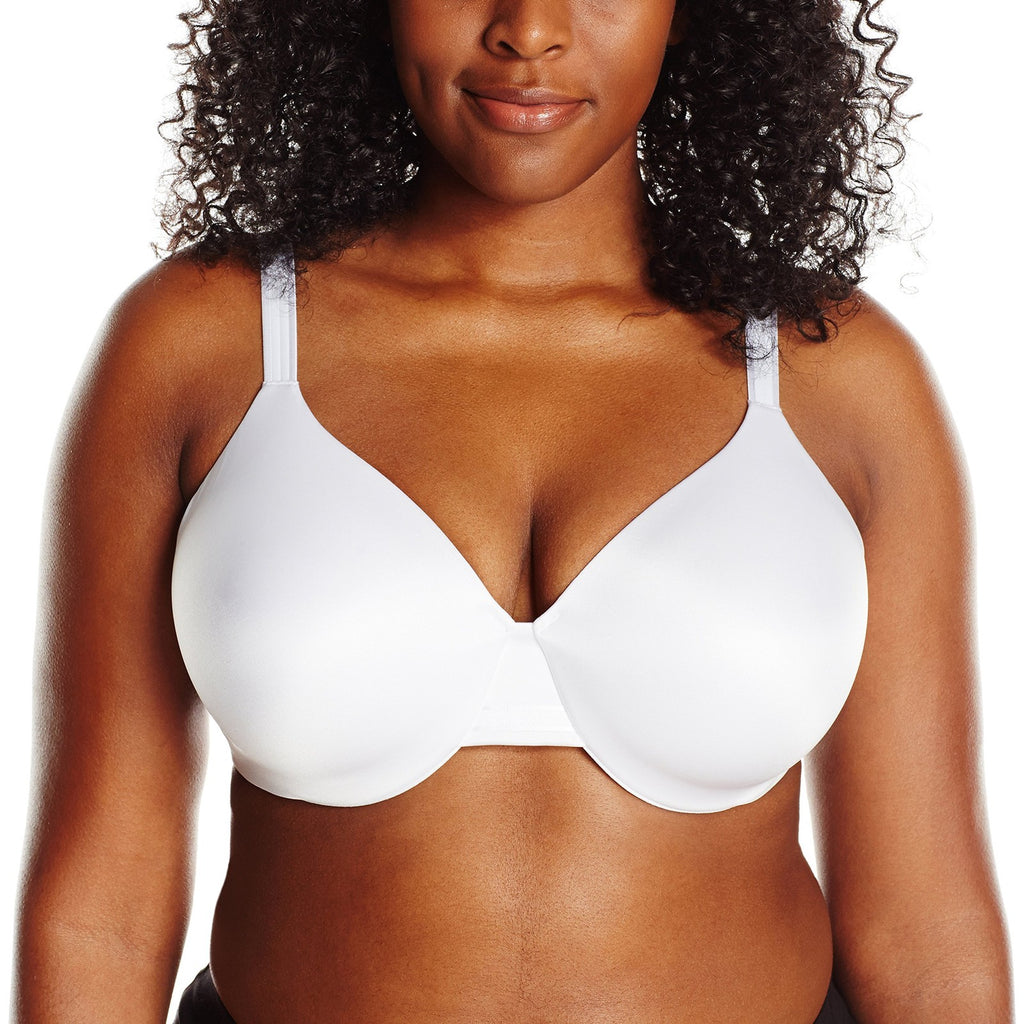 Bali One Smooth U Underwire Bra, 40DD, White, Smoothing & Concealing
