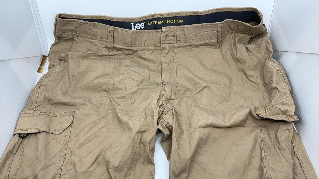 Lee Men's Big & Tall Extreme Motion Crossroad Cargo Short, Nomad, 44