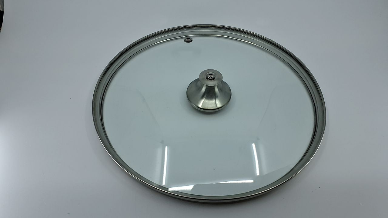 10-Inch Victoria Cast Iron Skillet Glass Lid, 9.5-Inch Internal