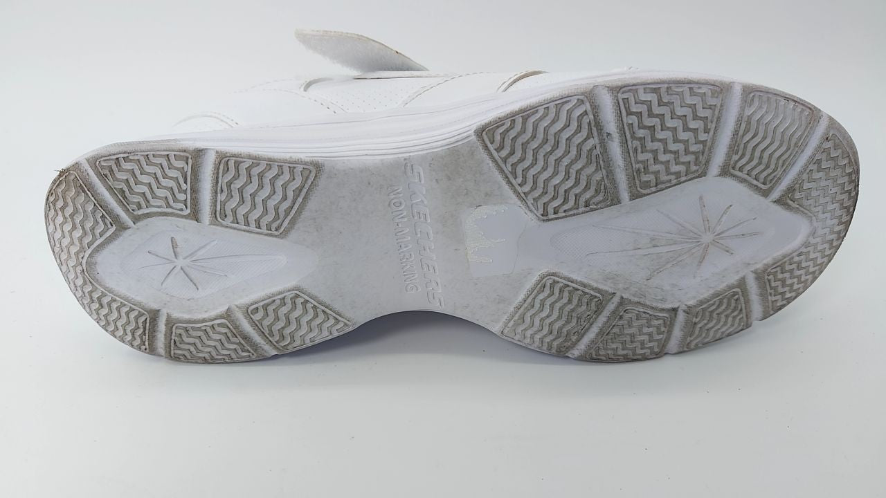 Skechers girls Glimmer Kicks Sneaker, White, 4.5 Big Kid US