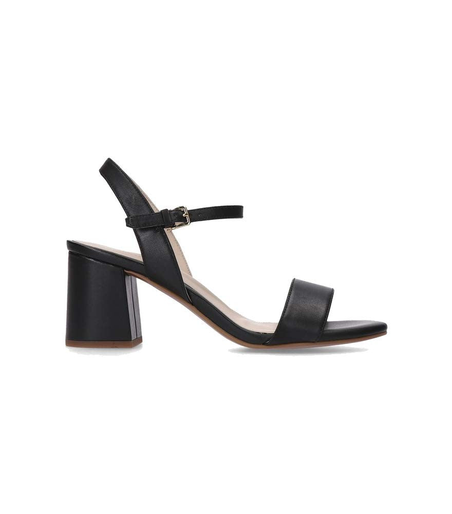 Cole Haan womens JOSIE BLOCK HEEL SANDAL (65MM),Black Leather,8.5 M US