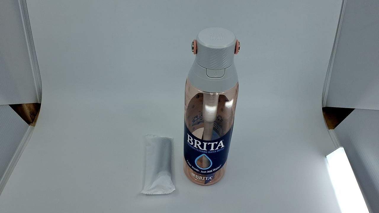 BPA-Free Brita 26 oz Water Bottle w/ Filter, Replaces 300 Plastic Bottles