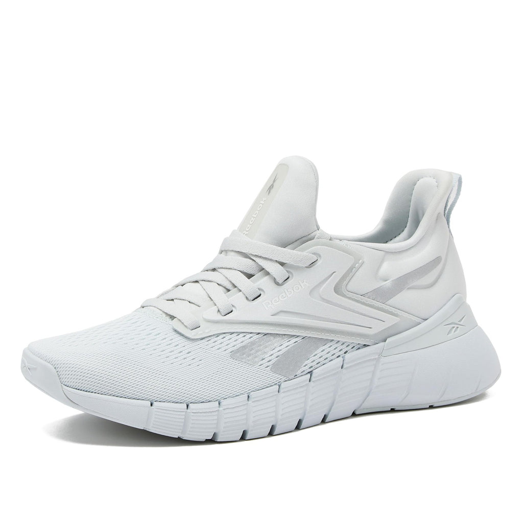 Reebok Nano Gym Women's Sneakers, Size 8, Moon/Y2K Blue/Silver Metallic