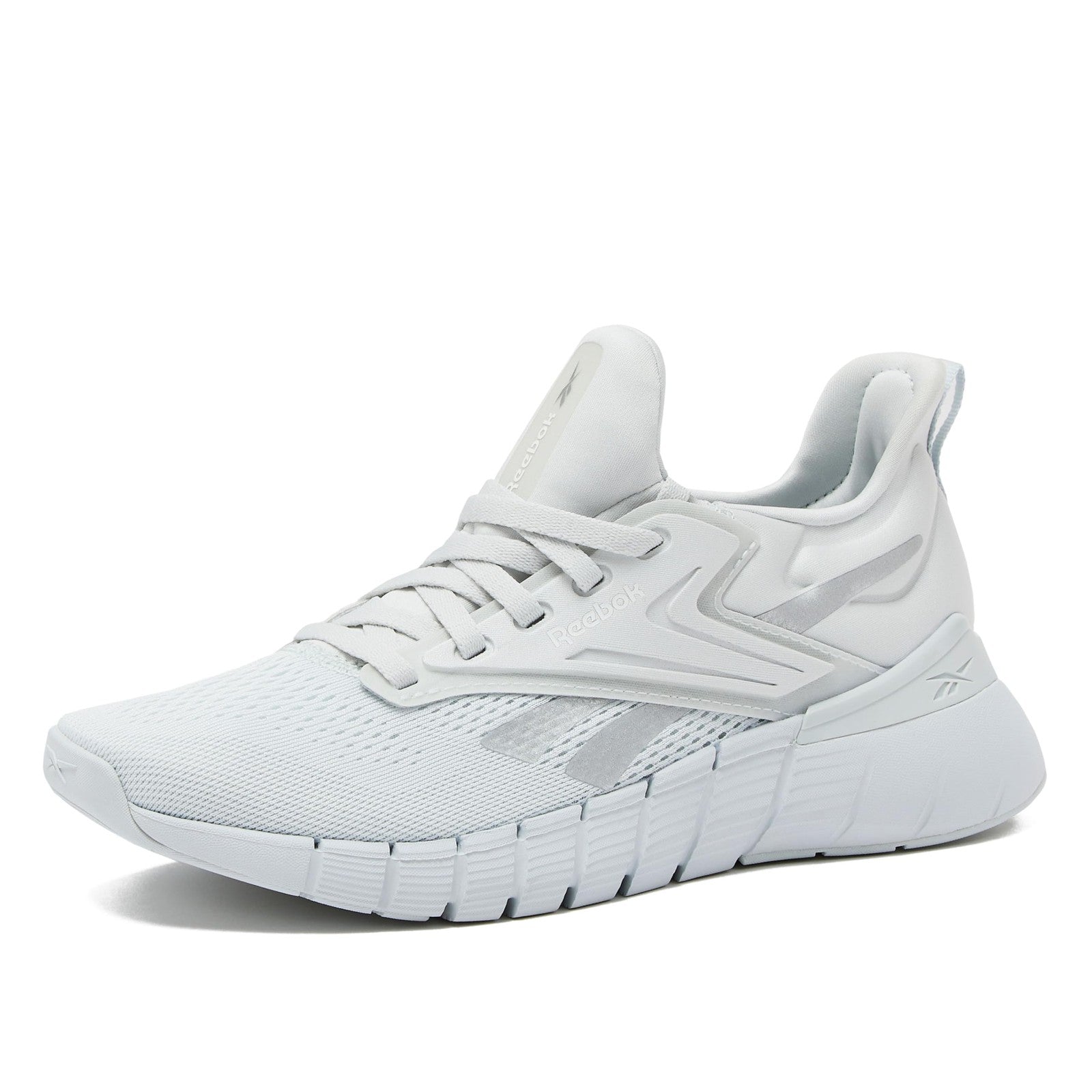 Reebok Nano Gym Women's Sneakers, Size 8, Moon/Y2K Blue/Silver Metallic