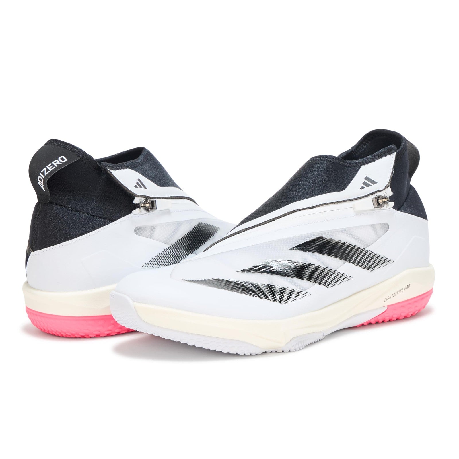 Men's adidas Adizero Impact Baseball Turf Sneakers, White/Black, Size 10